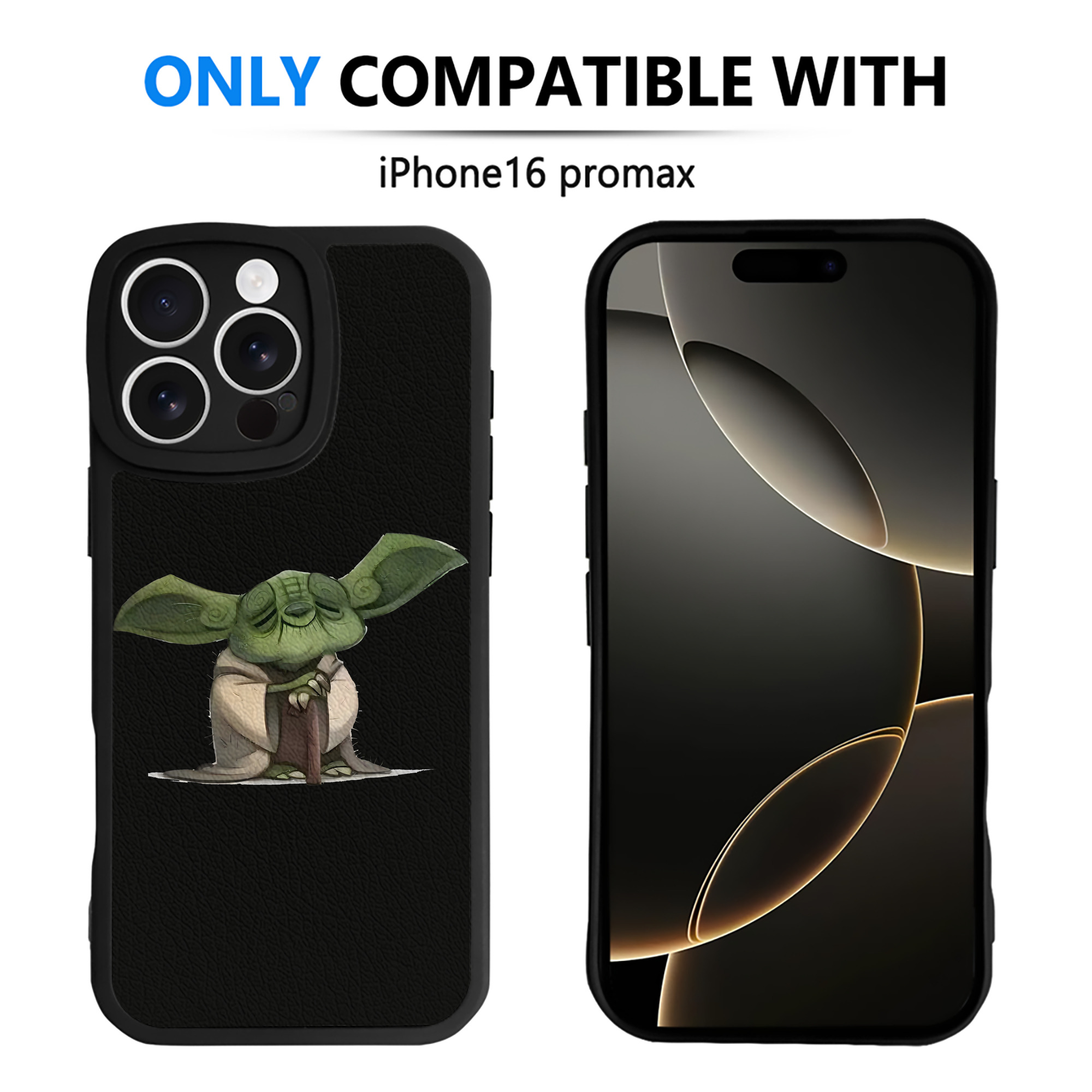 （画像用） スター・ウォーズ Star Wars 【iPhone 16シリーズ対応】シリコンスマホケース（レザー調） 材質：シリコン